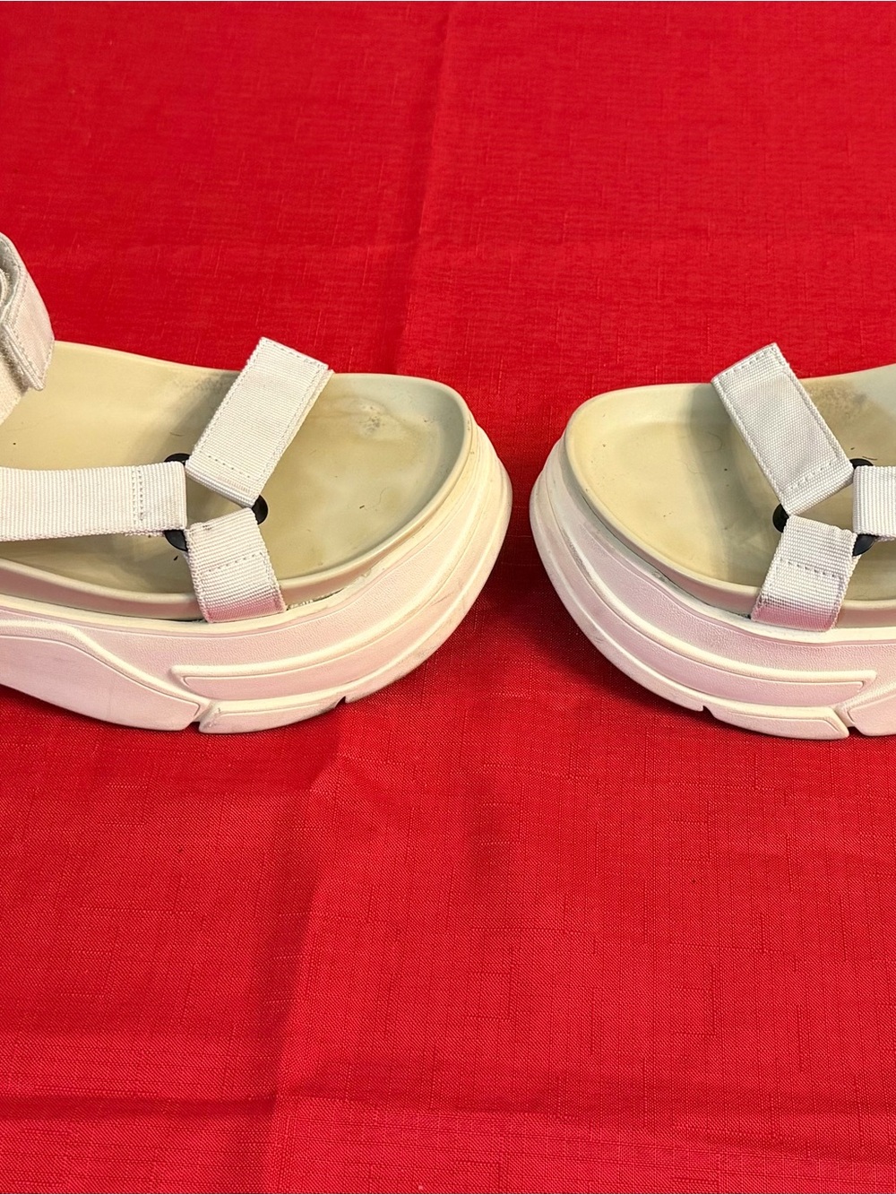 Platform Sport Sandals - White